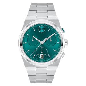 Movado 42mm / Silver / Green | Green Dial