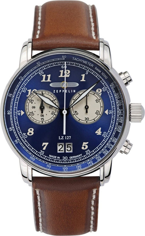 LZ 127 Graf Zeppelin Blue | Blue Dial