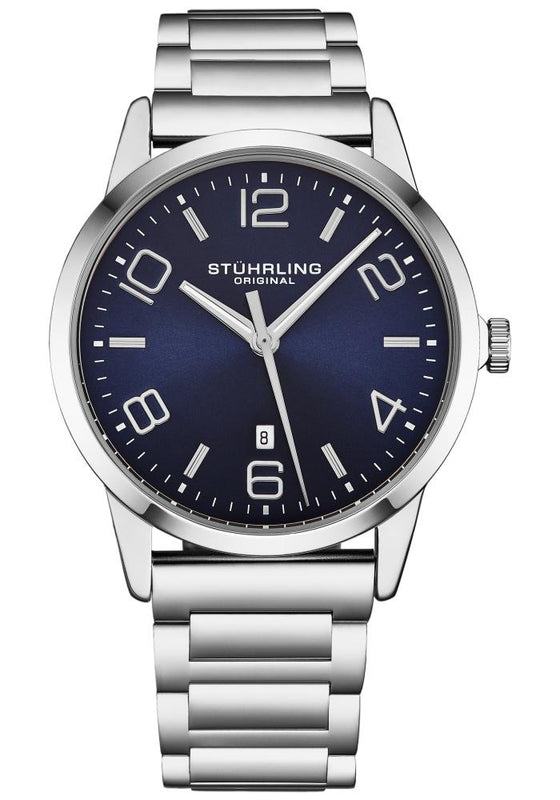 Classic 4021 Silver/Stainless Steel | Blue Dial