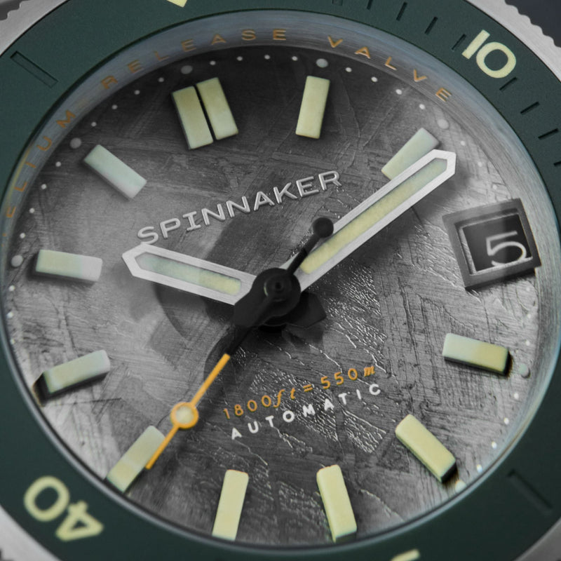 Piccard Automatic Meteorite Limited Edition Grey & Green / Stainless Steel | Grey Dial
