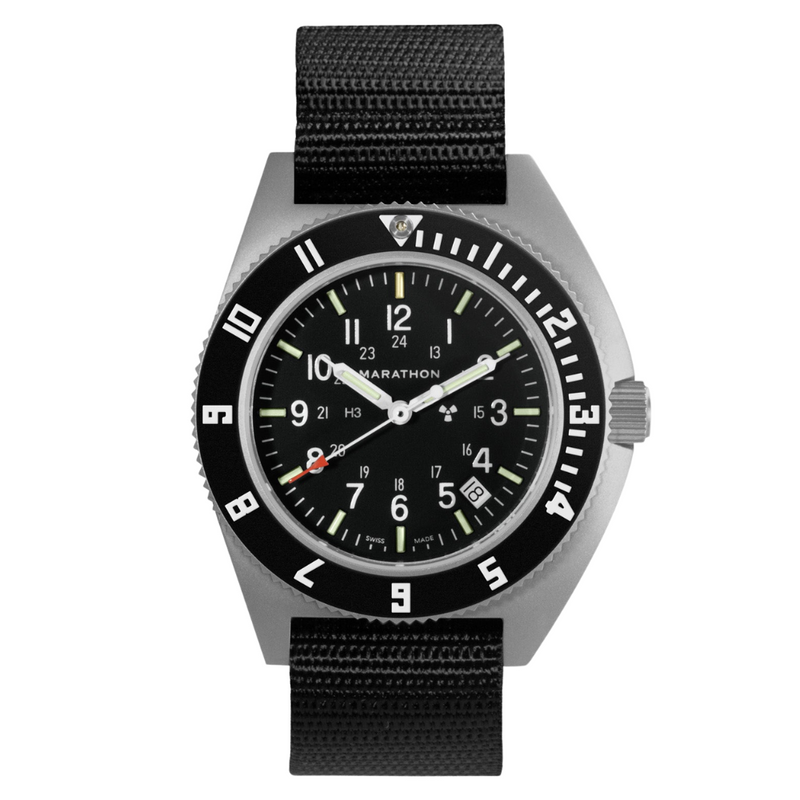 Navigator Quartz with Date Black NGM/Nylon | Matte Black Dial