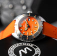 Amalfi Automatic Orange / Orange Silicone | Orange Dial