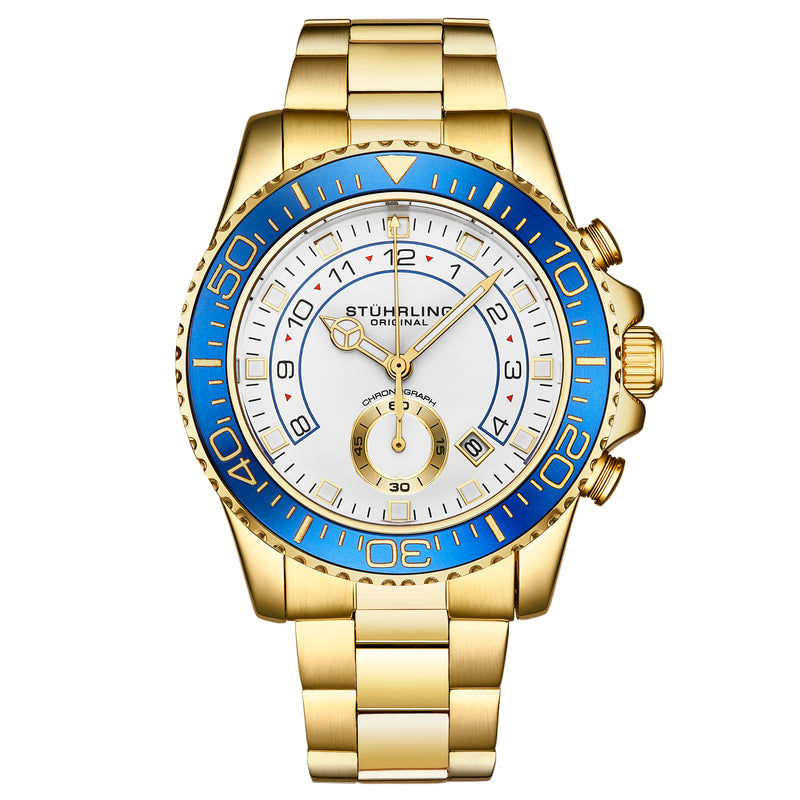 Aquadiver 3966 Gold/Stainless Steel | White Dial