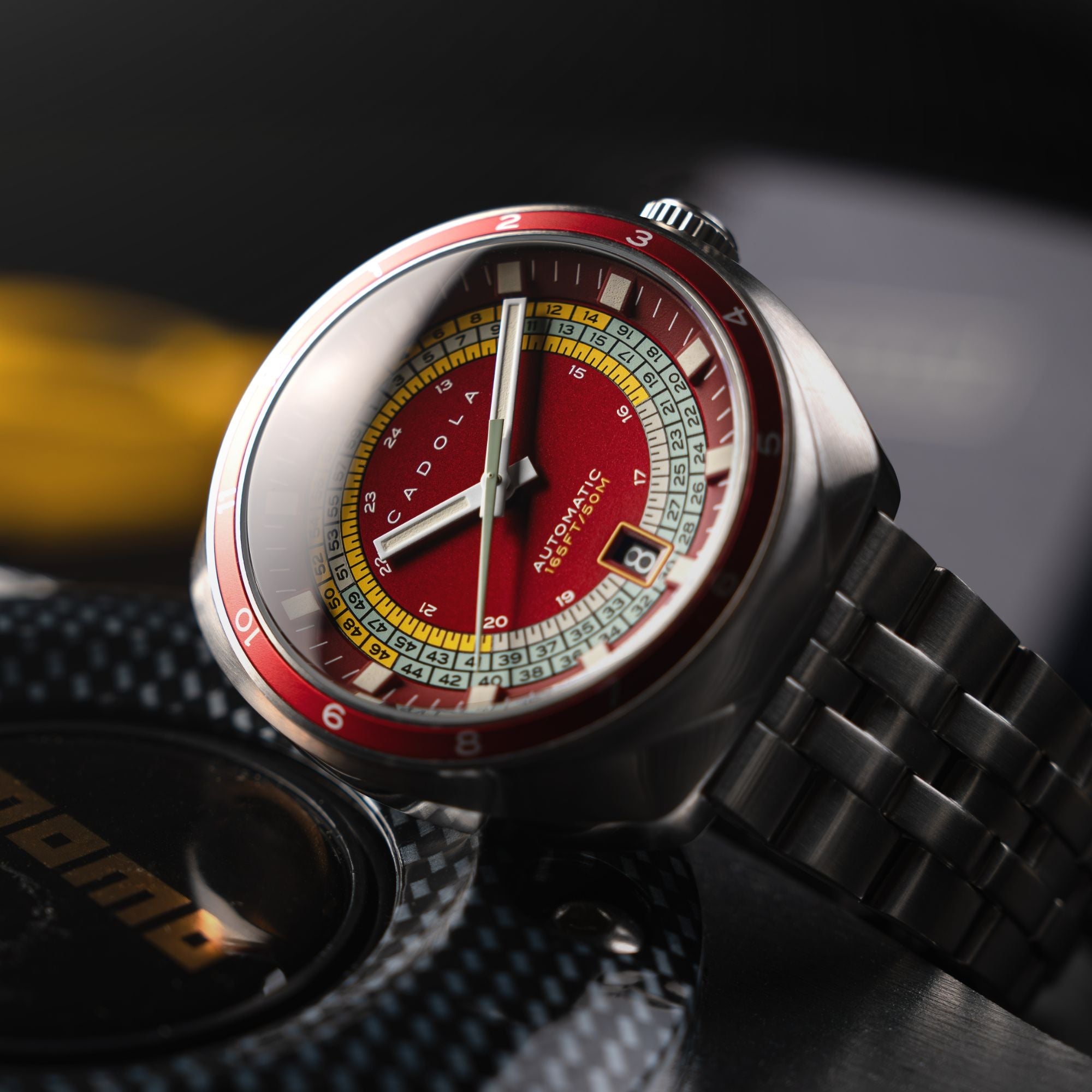 Cadola Giulia Suprema Automatic SII NH35 Movement Red Dial CD-1044