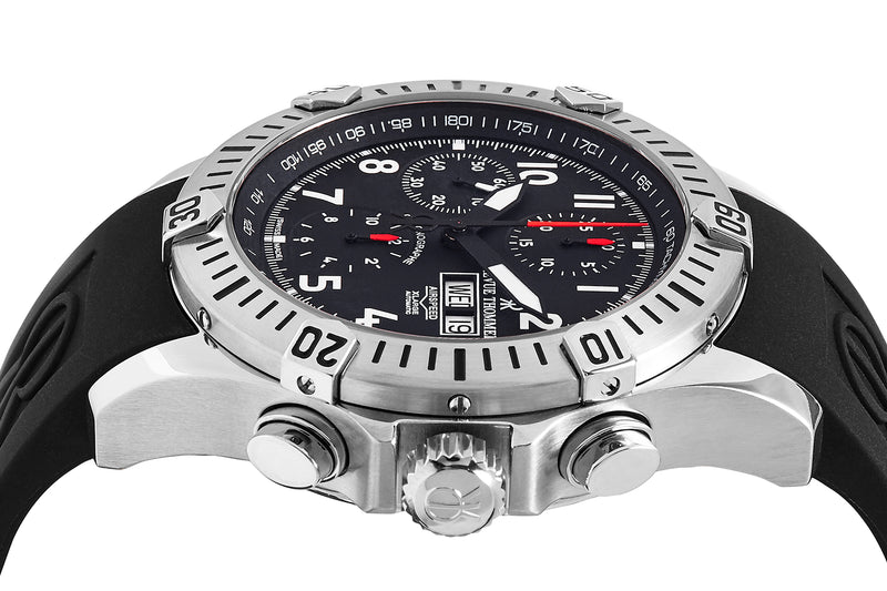 Air speed 16071.6834 / black | Black Dial