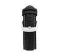 Classic Leather Band with Stitch for Apple Watch Series 8/7/6/5/4/3/2/1/SE Black (38mm | 40mm | 41mm) |  Dial