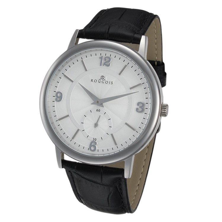 Lexington Series black band/silver | White Dial