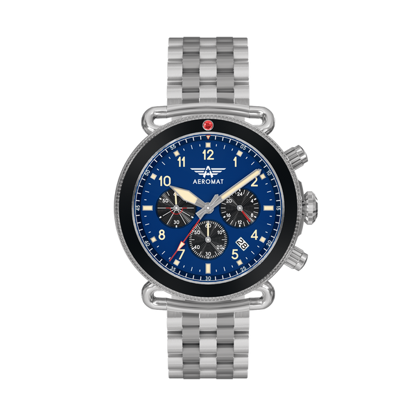 VDN Blue & Black Steel 45mm Blue - {Extended Ship Time} |  Dial