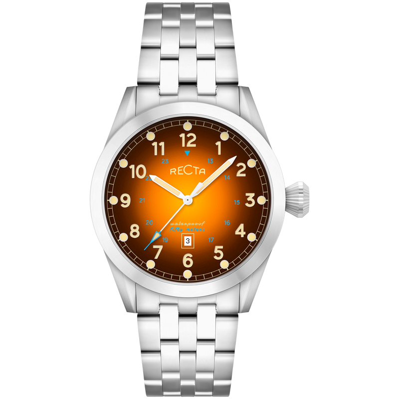 Cavalier Japan Quartz Orange / Stainless Steel |  Dial