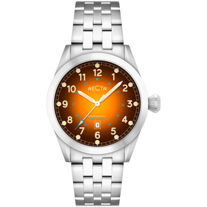 Cavalier Japan Quartz Orange / Stainless Steel |  Dial