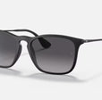 CHRIS MEN'S Rubber Black / Light Grey Gradient Dark Grey |  Dial