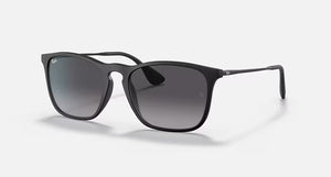 CHRIS MEN'S Rubber Black / Light Grey Gradient Dark Grey |  Dial