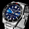 Aquadiver 1004 Blue Silver/Stainless Steel | Blue Dial