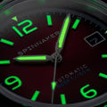 Fleuss Red / Leather | Red Dial