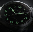 Khaki Field Black / Leather | Black Dial