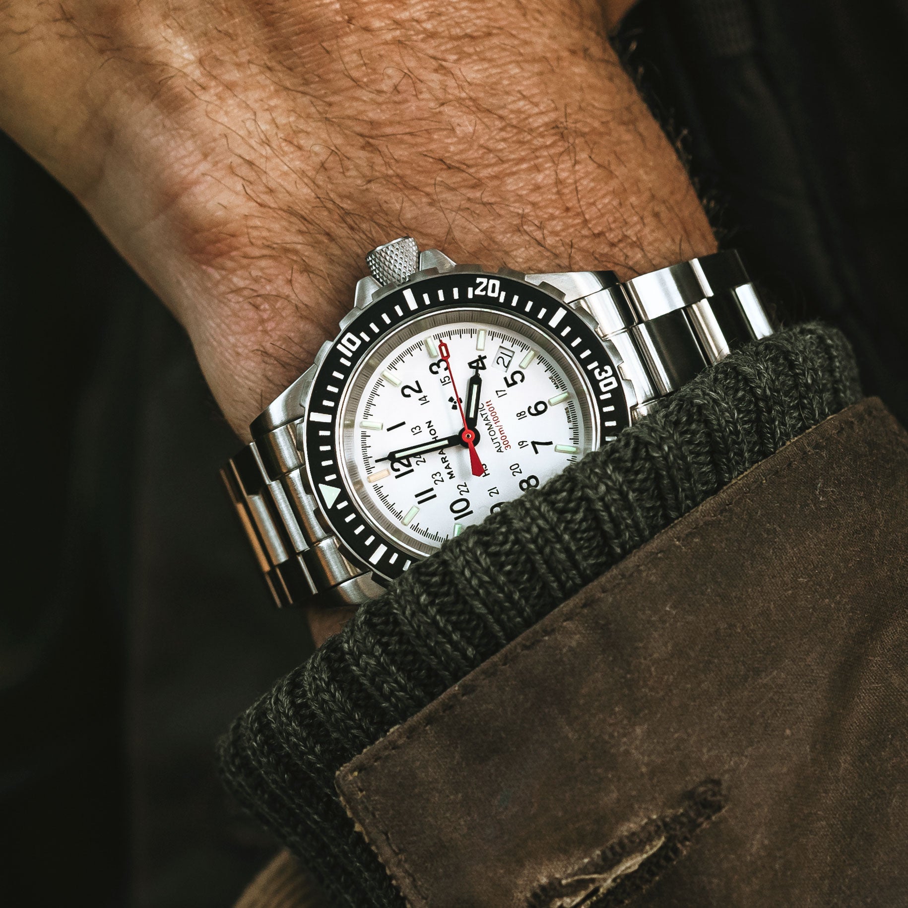 20MM STAINLESS STEEL BRACELET (FOR JUMBO DIVE) STAINLESS STEEL MARATHON BRACELET |  Dial