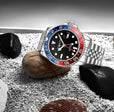 Aquadiver GMT Red / Blue Bezel | Black Dial