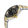 High Line Gevril High Line Swiss Made SW200 Automatic Black Bezel two tone IPYG watch | Black Dial