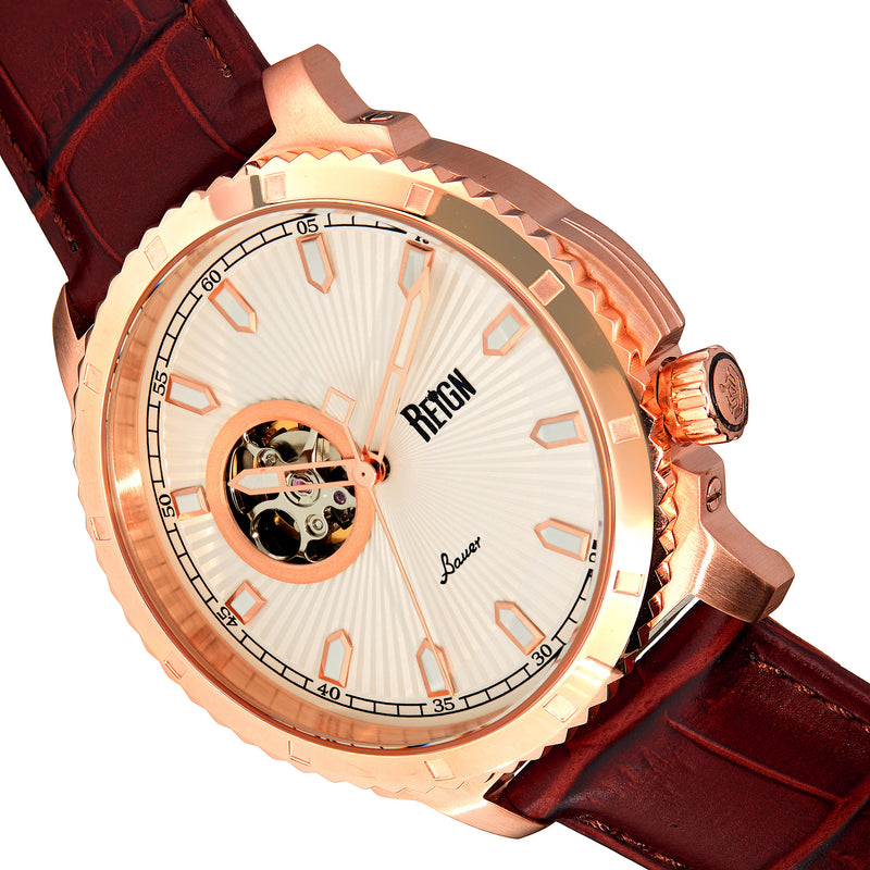 Bauer Rose Gold/White | White Dial