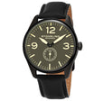 Aviator Black/Leather/Brown Dial/Black  Case | Brown Dial
