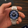 Discovery Drake Skeleton Automatic Blue / Stainless Steel | Blue Dial