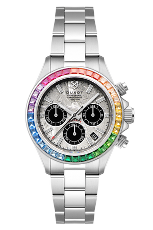 Accelero Meteorite Chronograph Limited Edition Silver / Stainless Steel | Silver Dial