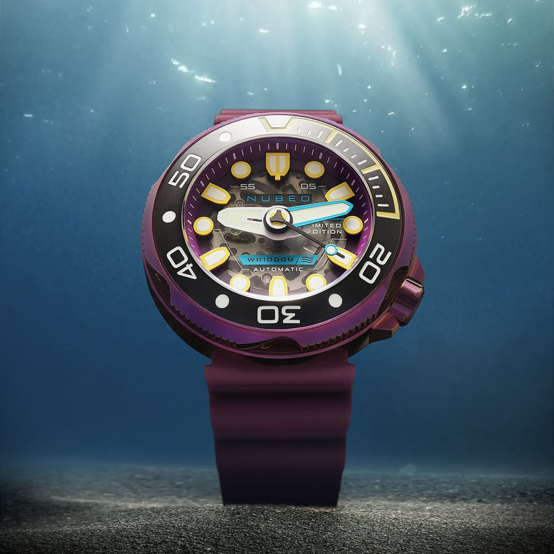 Ventana Skeleton Automatic Limited Edition Purple / Purple | Purple Dial