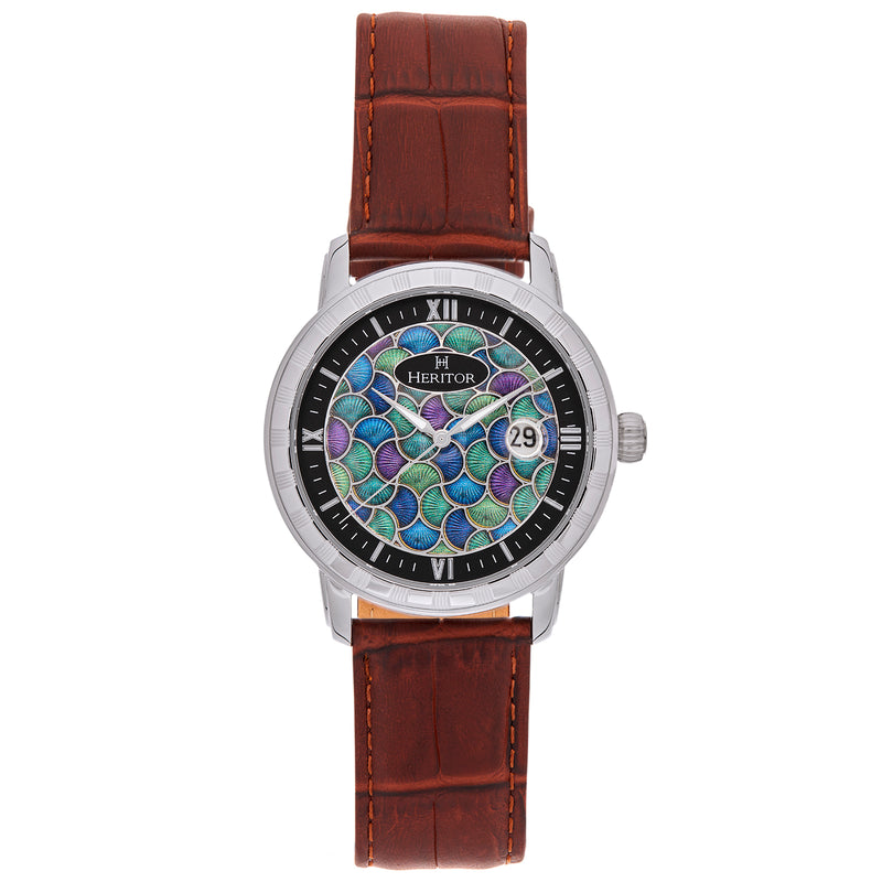 Protégé Enamel Dial Automatic Brown/Silver | Multi-colored Dial