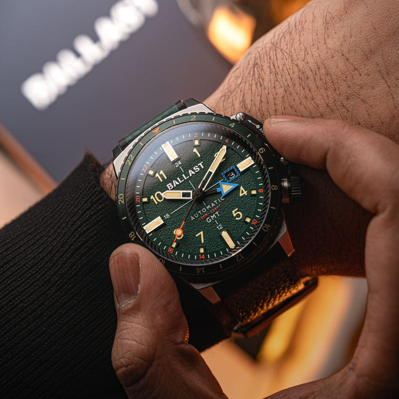 Torbay Automatic Green / Green Leather | Green Dial