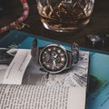 Mckellar Dual Time Grey / Leather | Grey Dial