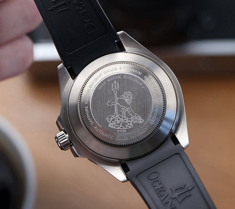 Deep Marine Explorer VI 6000m Grade 5 Titanium 6000m/BlackDial | Black Dial