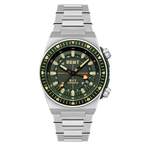 Marksman GMT Automatic Green / Stainless Steel | Green Dial