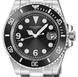 Barracuda 316L Case, Black Sunray Dial, Ceramic Bezel, 316L Stainless Steel Bracelet | Black Dial