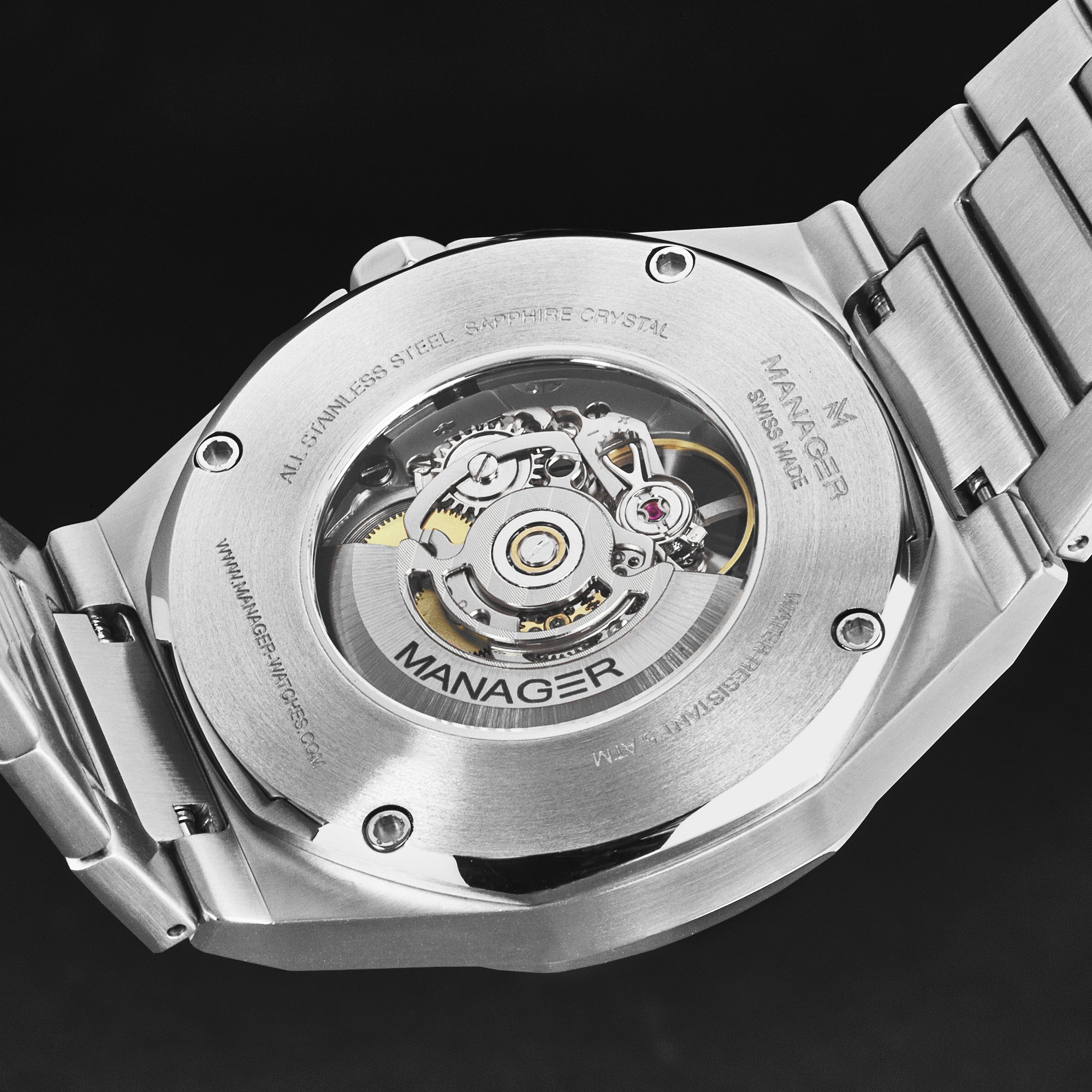 Open mind MAN-RO-03-SM / Blue / Stainless-Steel | Blue Dial