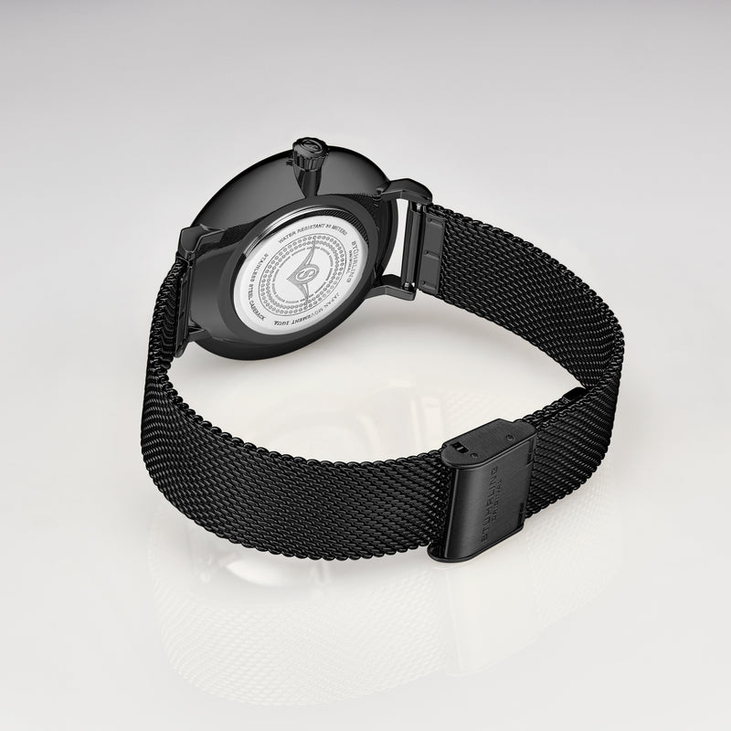 Symphony Black Stainless Steel | Silver Dial