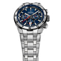Chrono Bike Blue / Stainless steel Blue Dial