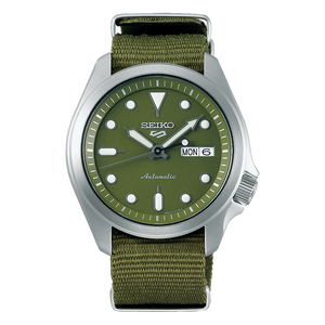 5 Sports SKX Series Green Dial Green Nylon Strap 40mm Green Dial