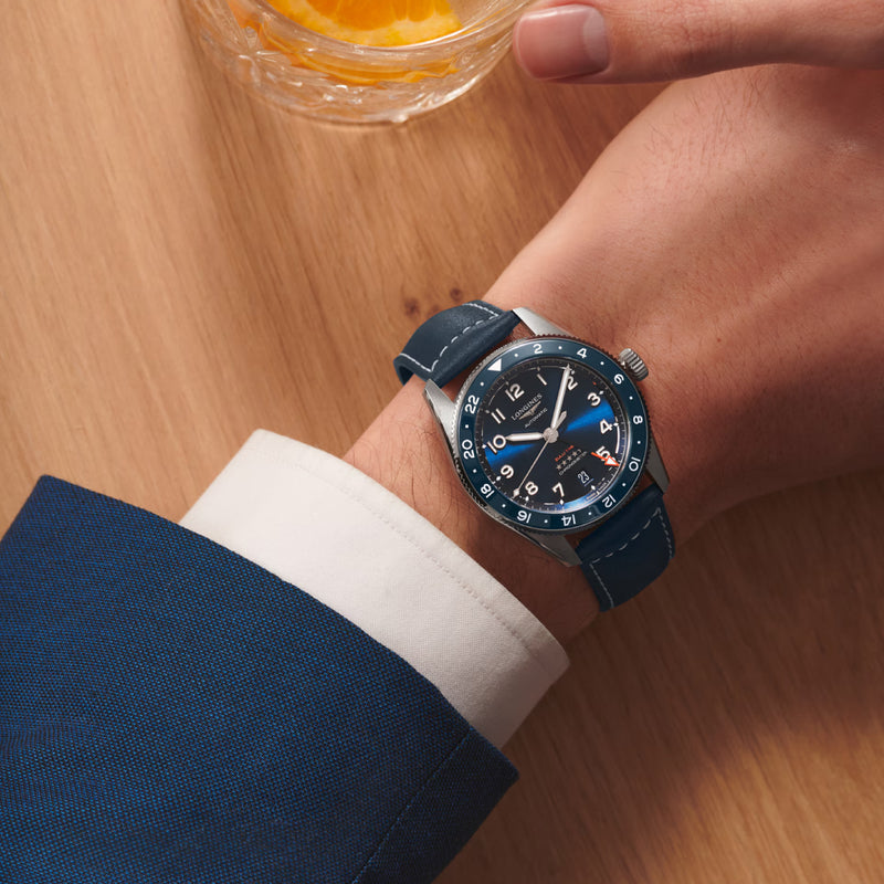 SPIRIT ZULU TIME Blue / Leather | Blue Dial