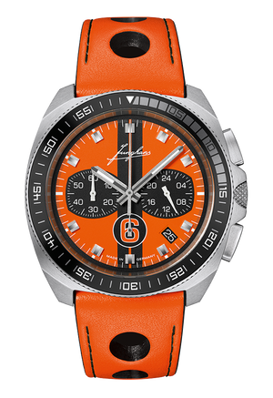 1972 Chronoscope Sports Edition 2026 Orange Dial / Orange Leather Strap Orange Dial