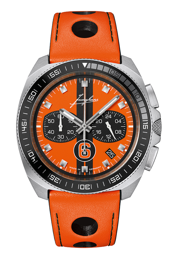 1972 Chronoscope Sports Edition 2026 Orange Dial / Orange Leather Strap Orange Dial