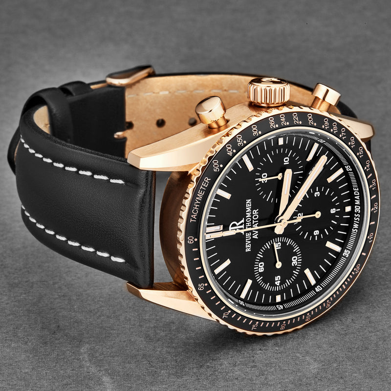 Aviator 17000.6567 / Black | Black Dial