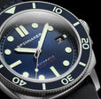 Hull Diver Blue / Leather | Blue Dial