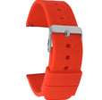 SIL.100 | Quick Release Slim Soft Rubber Silicone Watch Band - 22mm, Red 22mm / Red |  Dial