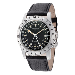 Airman The Chief GMT 40mm / Black / Black Black Dial