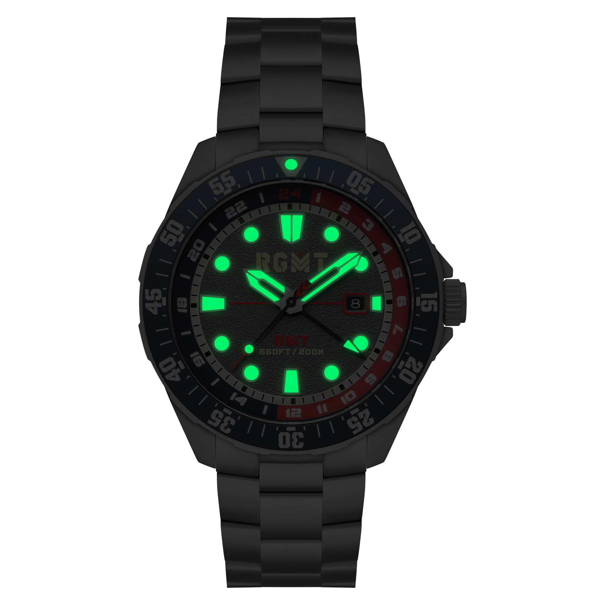 CONTINENTAL GMT GREY / SOLID STAINLESS STEEL BRACELET | Gray Dial