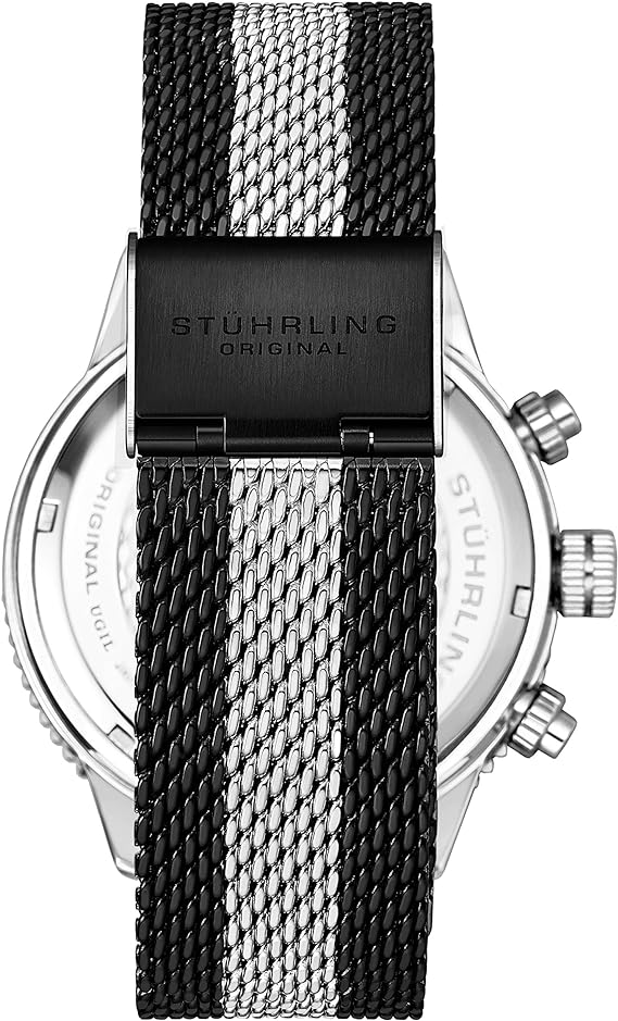Monaco Chronograph Black/Silver | Black Dial