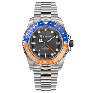 Deep Marine Explorer II Black/Orange Bezel| Black Dial