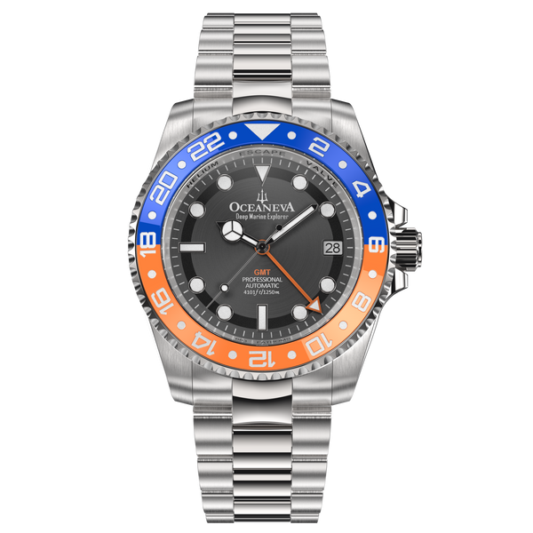 Seiko NH34 Automatic GMT 1250M Deep Marine Explorer II