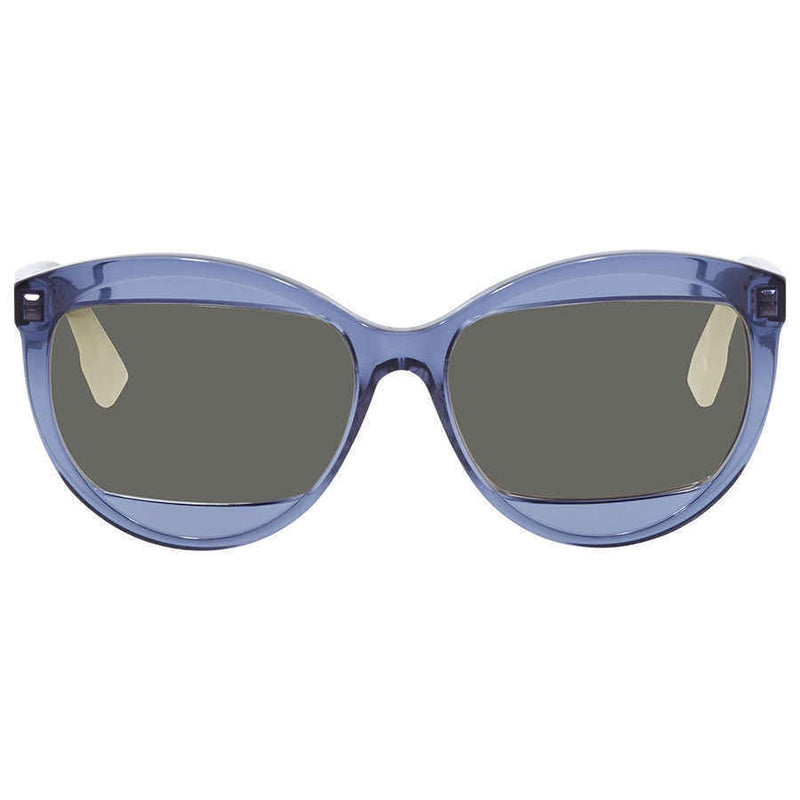Mania Blue Havana Frame, Grey Lens |  Dial