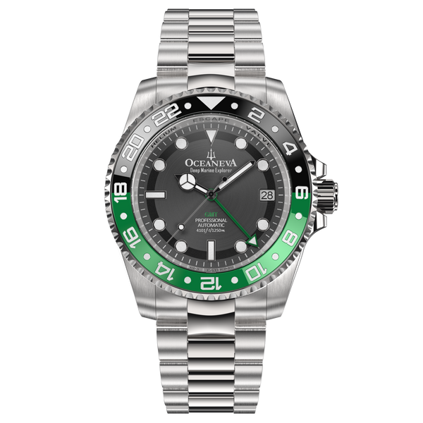 Seiko NH34 Automatic GMT 1250M Deep Marine Explorer II